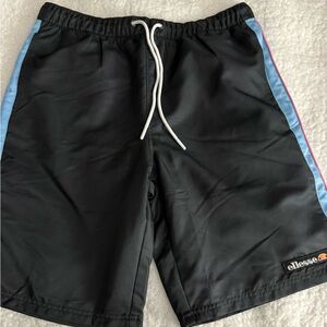 ⭐️ 3/$20 Ellesse Black and blue swim trunks size medium